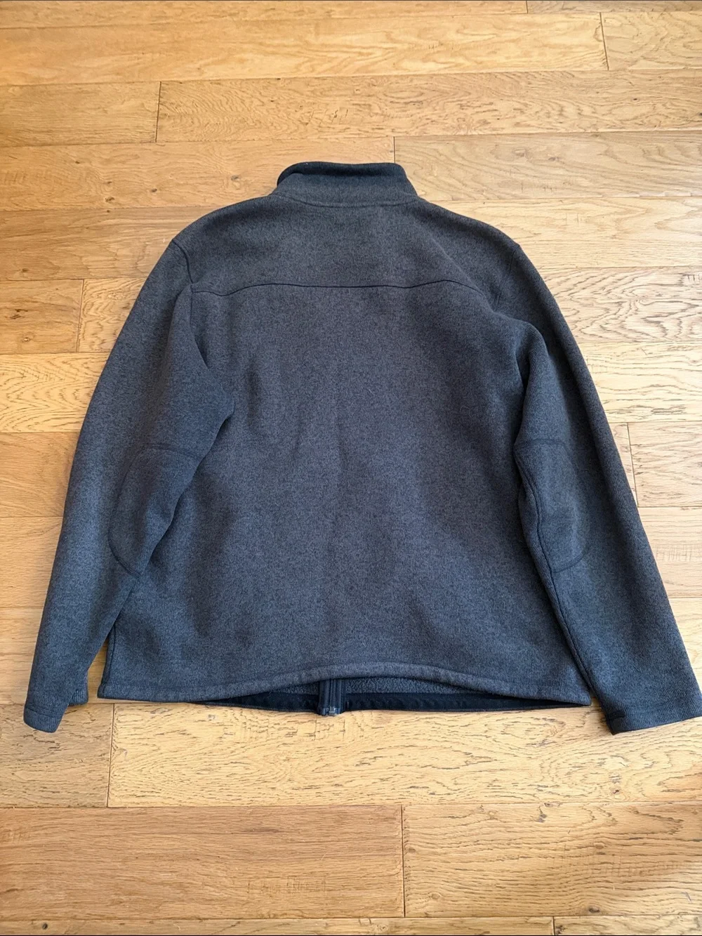 XL - The North Face Men's Charcoal Full-Zip Fleece Jacket